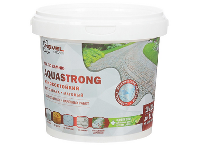 Лак по камню Aquastrong матовый 1.0 кг